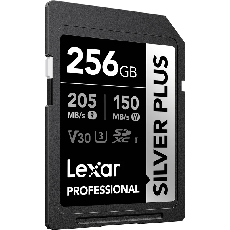 Tarjeta Lexar 256GB Professional SILVER PLUS UHS-I SDXC