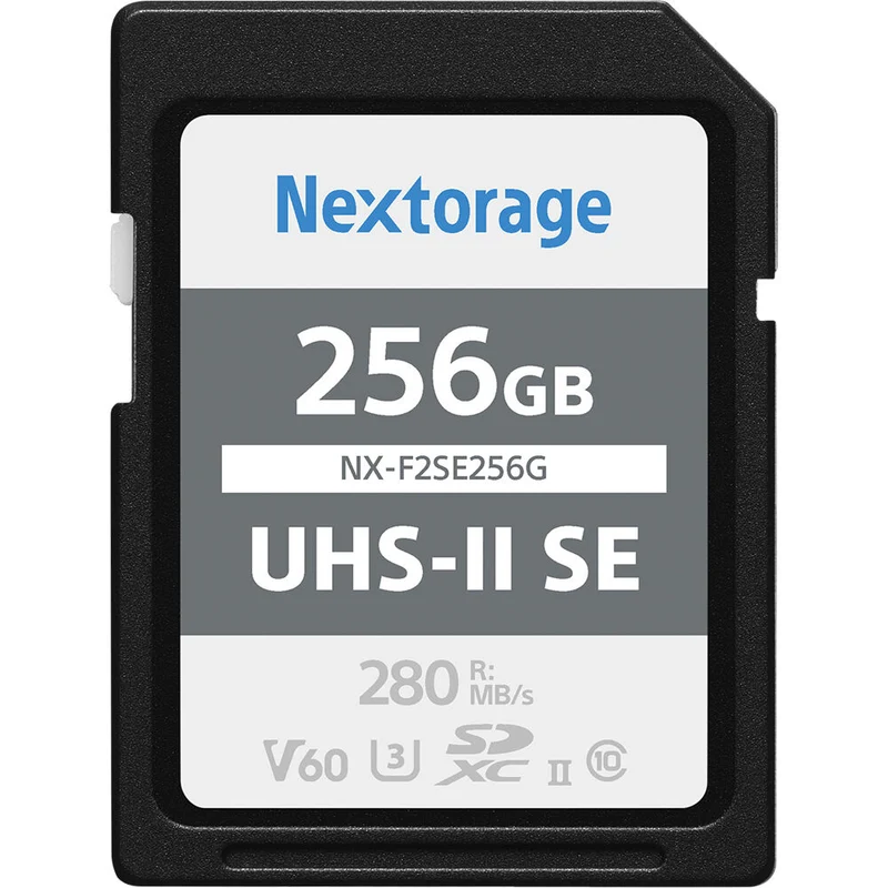 Tarjeta Nextorage 256GB NX-F2SE Serie UHS-II SDXC