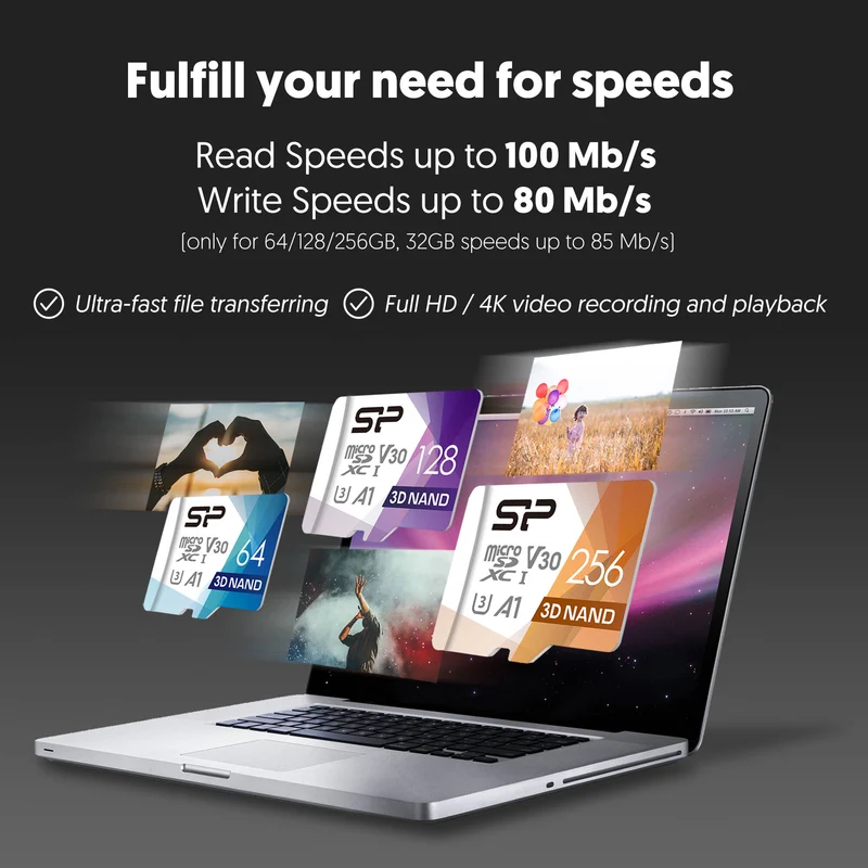 Tarjeta Silicon Power 128GB Superior Pro UHS-I microSDXC