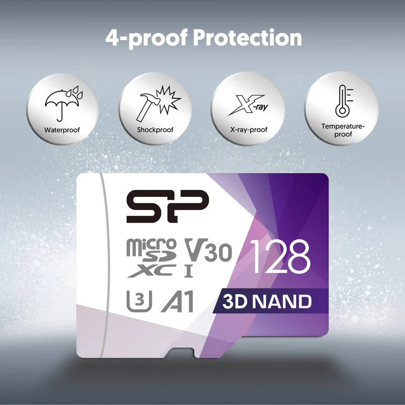 Tarjeta Silicon Power 128GB Superior Pro UHS-I microSDXC