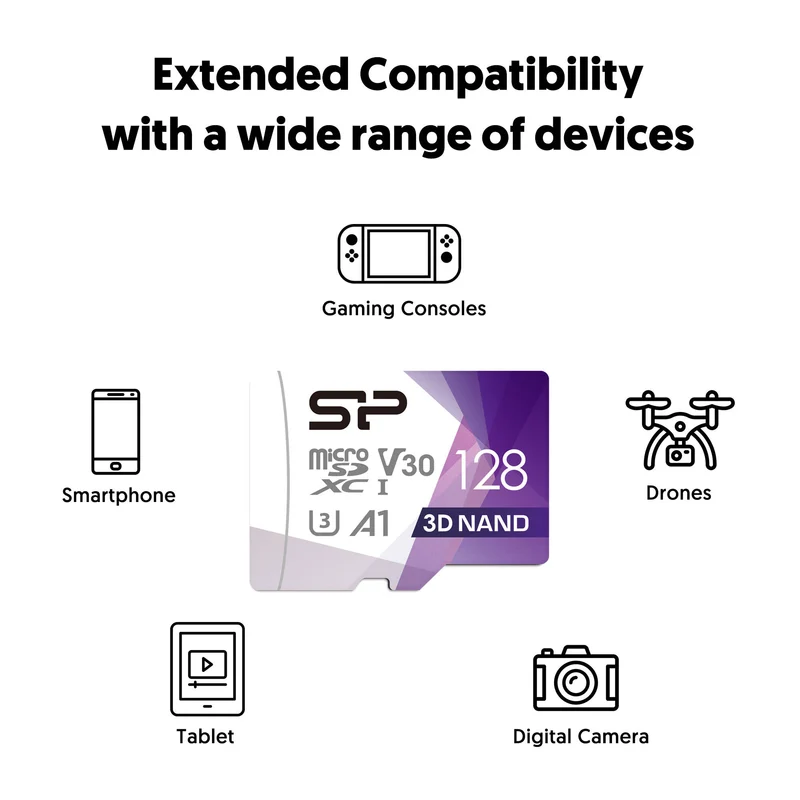 Tarjeta Silicon Power 128GB Superior Pro UHS-I microSDXC