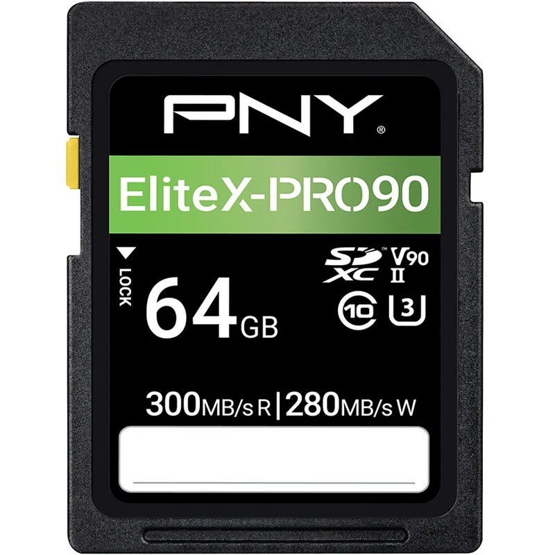 Tarjeta PNY 64GB EliteX-PRO 90 UHS-II SDXC