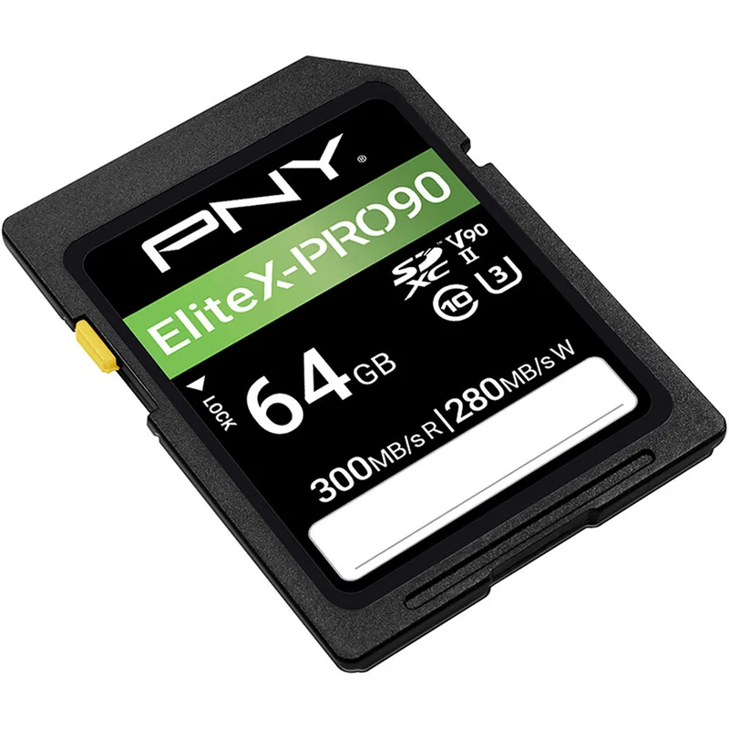 Tarjeta PNY 64GB EliteX-PRO 90 UHS-II SDXC