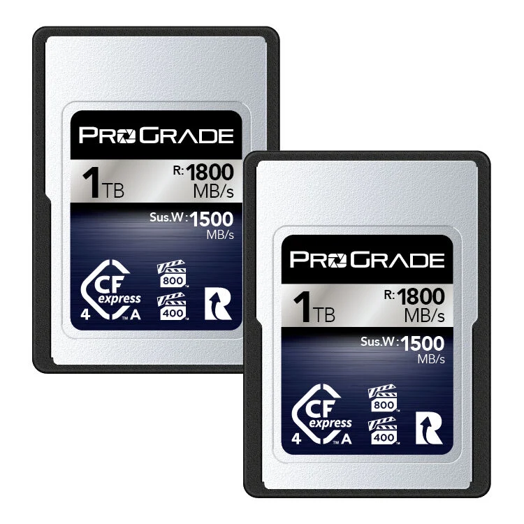 Tarjeta CFexpress Type A ProGrade Digital 1TB CFexpress 4.0 Type A Iridium (2-Pack)