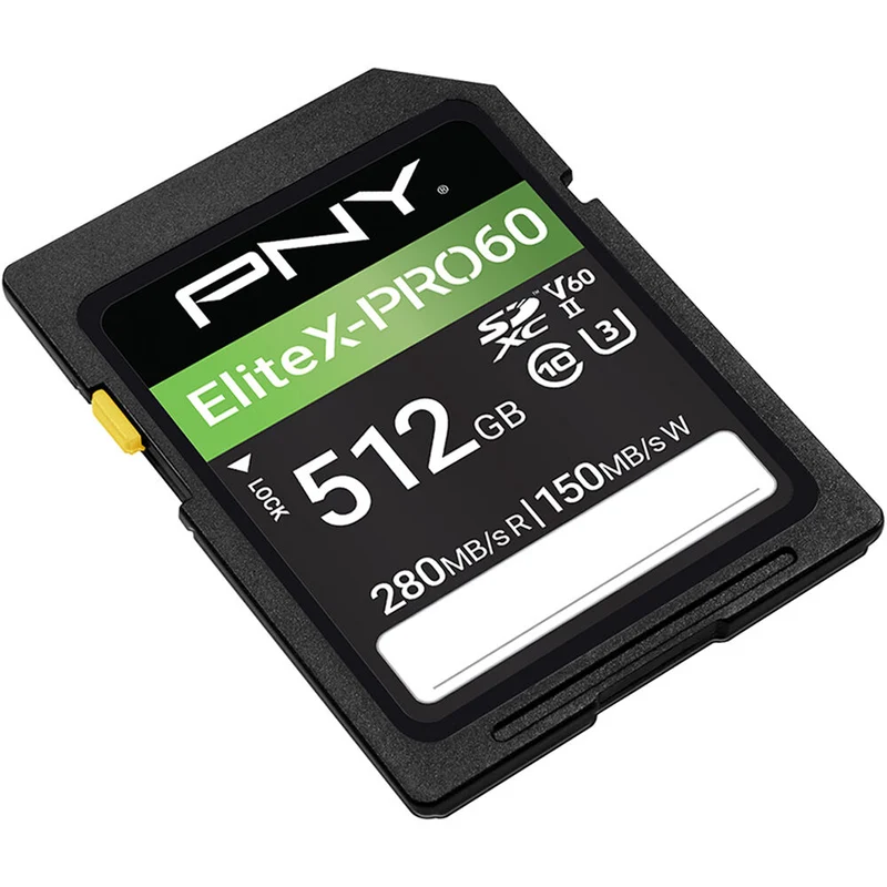 Tarjeta PNY 512GB EliteX-PRO60 UHS-II SDXC
