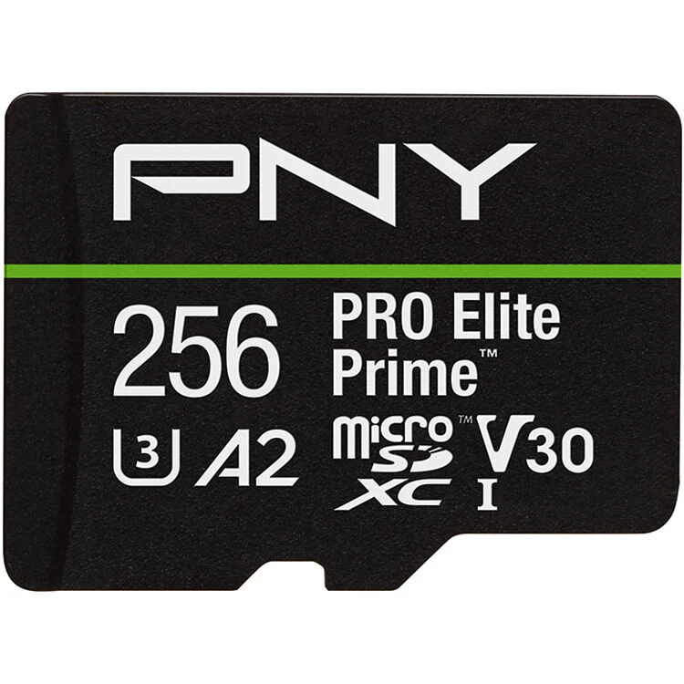 Tarjeta PNY 256GB PRO Elite Prime microSDXC con SD Adapter