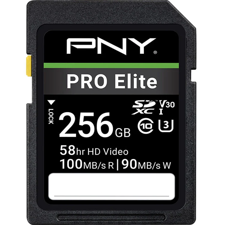 Tarjeta PNY 256GB PRO Elite UHS-I SDXC