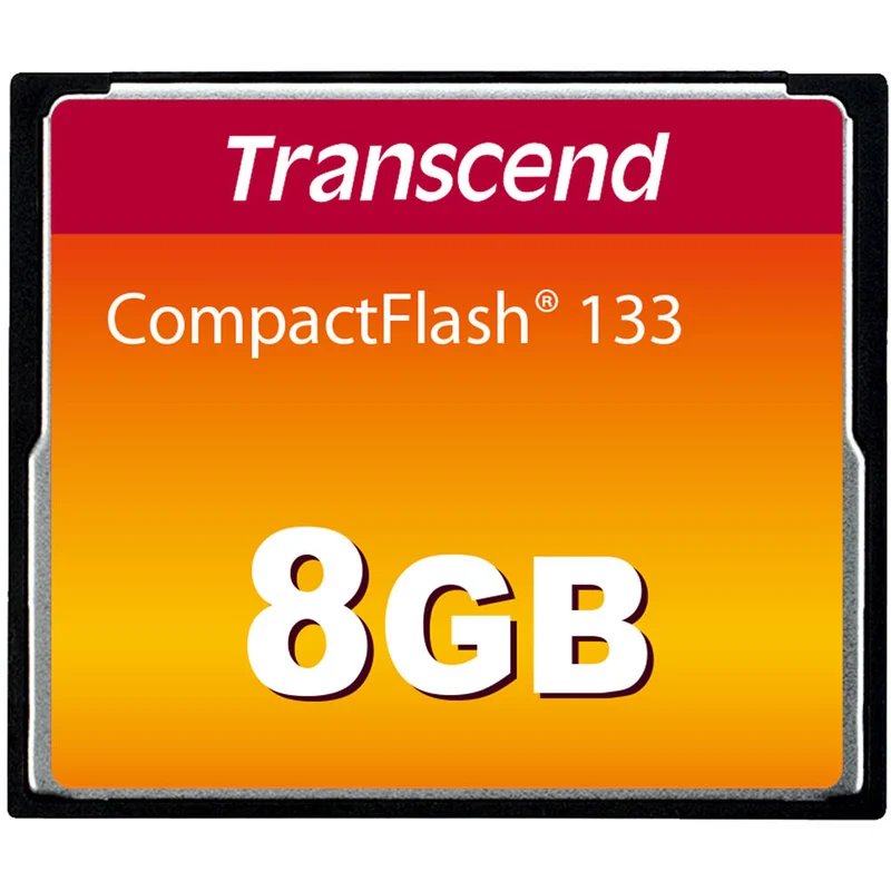 Tarjeta de memoria Transcend 8GB 133 UDMA 4 CompactFlash