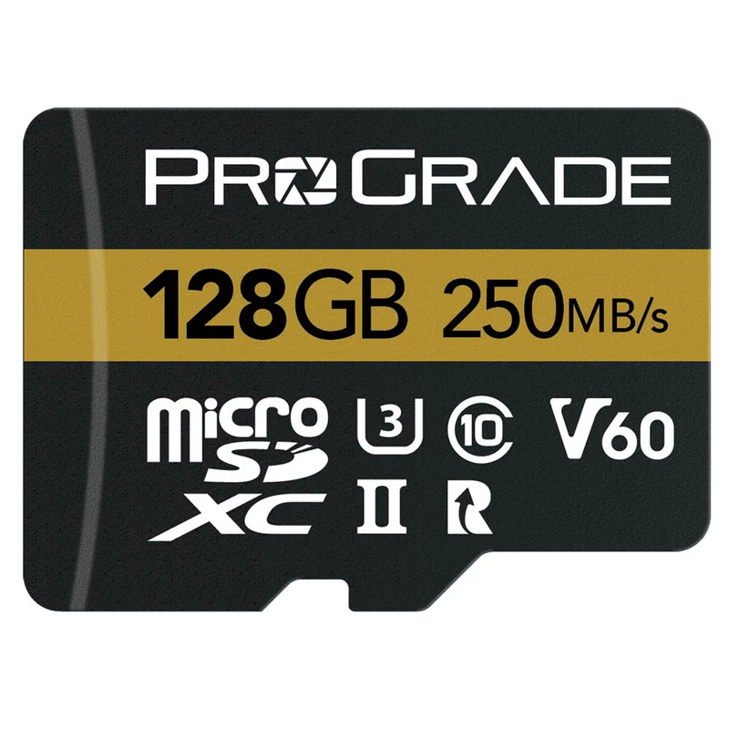 Tarjeta ProGrade Digital 128GB UHS-II microSDXC con SD Adapter