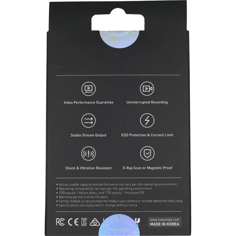 Tarjeta CFexpress Type A Novachips 800GB Express Serie CFexpress 4.0 Type A