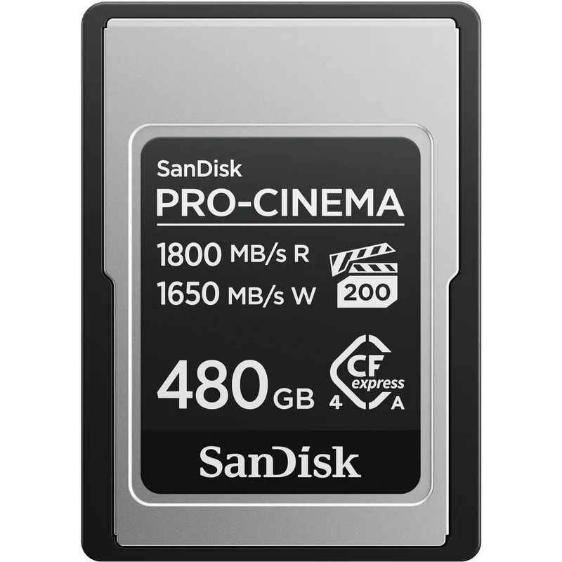 Tarjeta SanDisk 480GB PRO-CINEMA CFexpress Type A