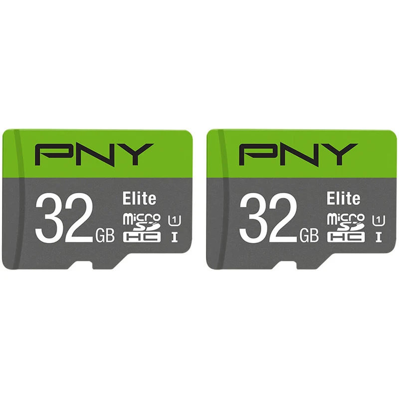Tarjeta PNY 32GB Elite UHS-I microSDHC (2-Pack)