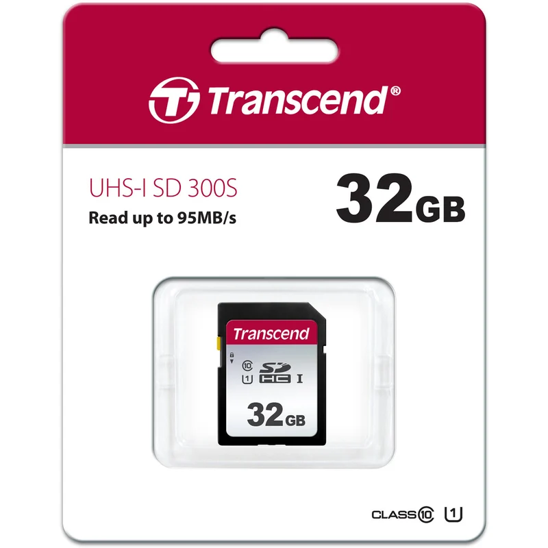 Tarjeta Transcend 32GB 300S UHS-I SDHC