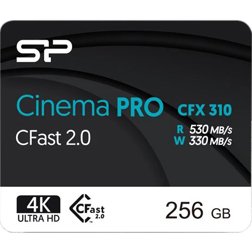 Tarjeta Silicon Power 256GB Cinema PRO CFX 310 cFAST 2.0