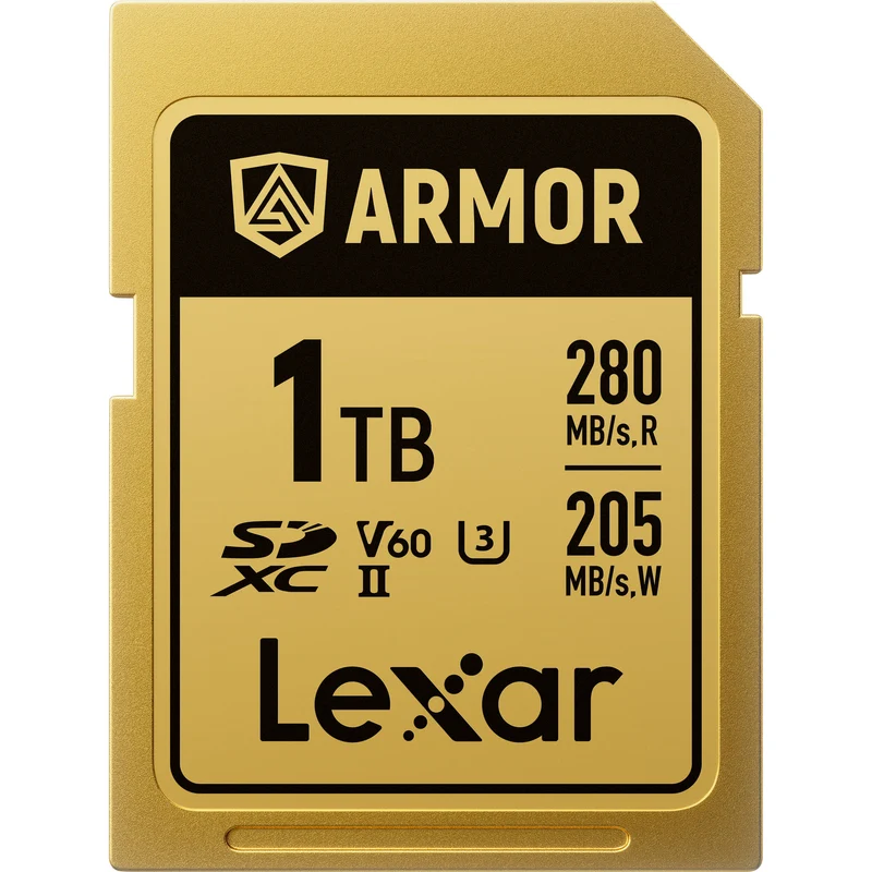 Tarjeta Lexar 1TB ARMOR GOLD UHS-II SDXC