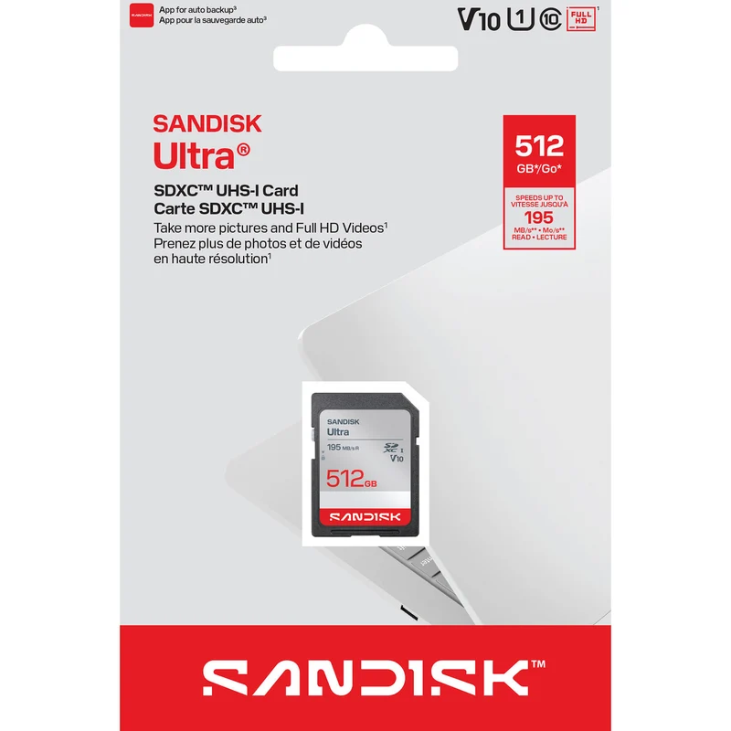 Tarjeta SanDisk 512GB Ultra UHS-I SDXC