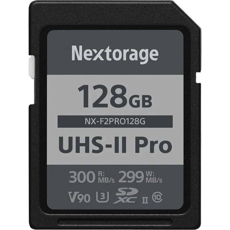 Tarjeta Nextorage 128GB NX-F2PRO Serie UHS-II SDXC