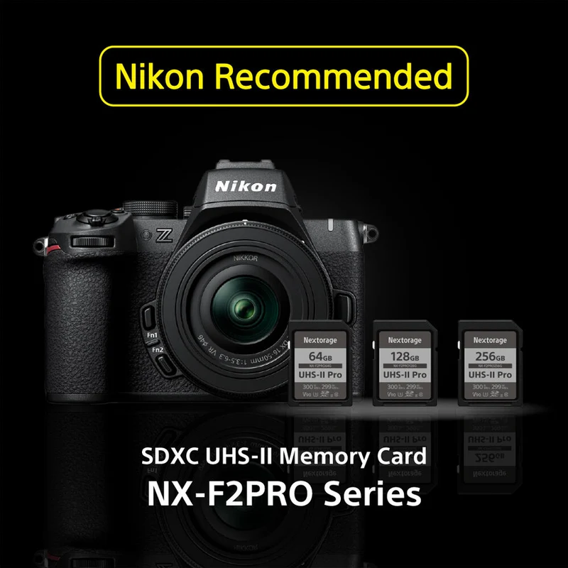 Tarjeta Nextorage 128GB NX-F2PRO Serie UHS-II SDXC