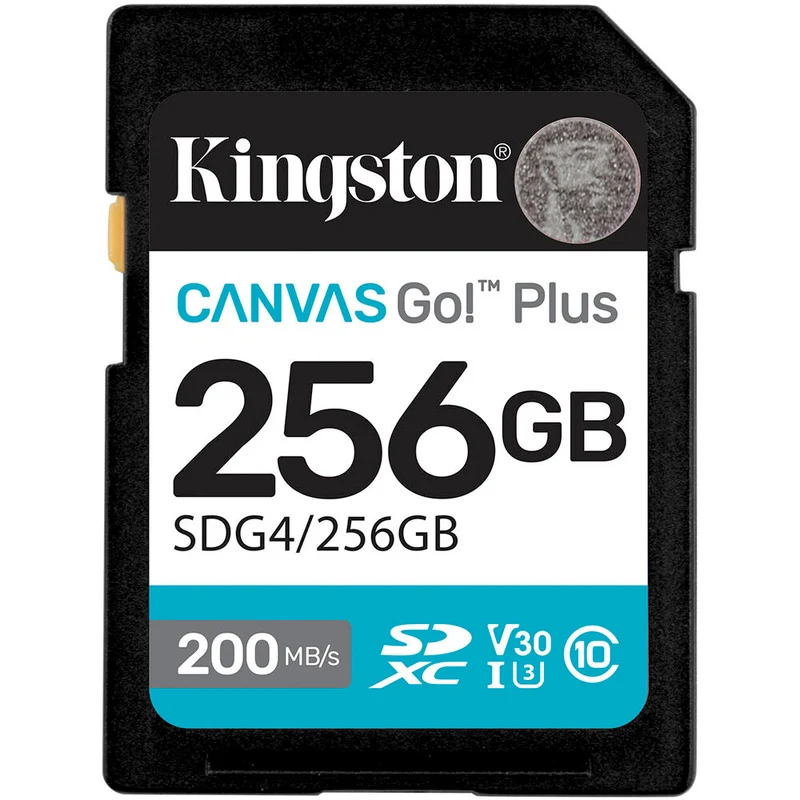 Tarjeta Kingston 256GB Canvas Go! Plus UHS-I SDXC