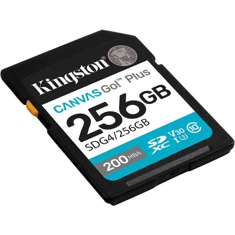 Tarjeta Kingston 256GB Canvas Go! Plus UHS-I SDXC
