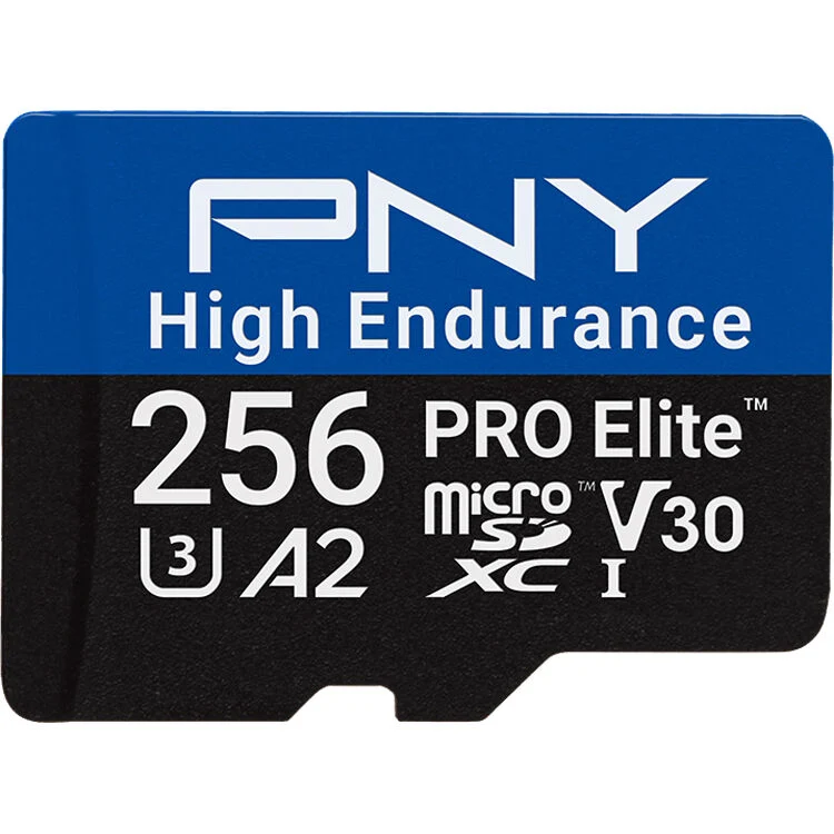 Tarjeta PNY 256GB PRO Elite High Endurance microSDXC con SD Adapter