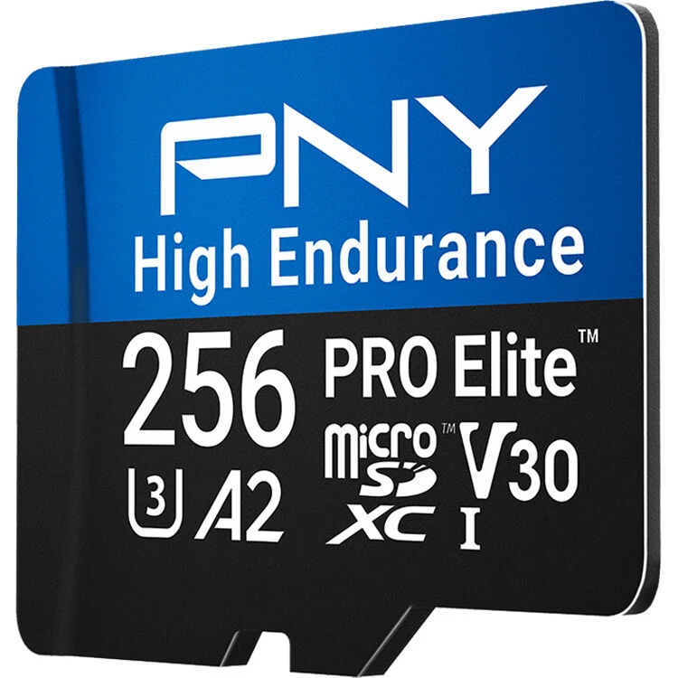 Tarjeta PNY 256GB PRO Elite High Endurance microSDXC con SD Adapter