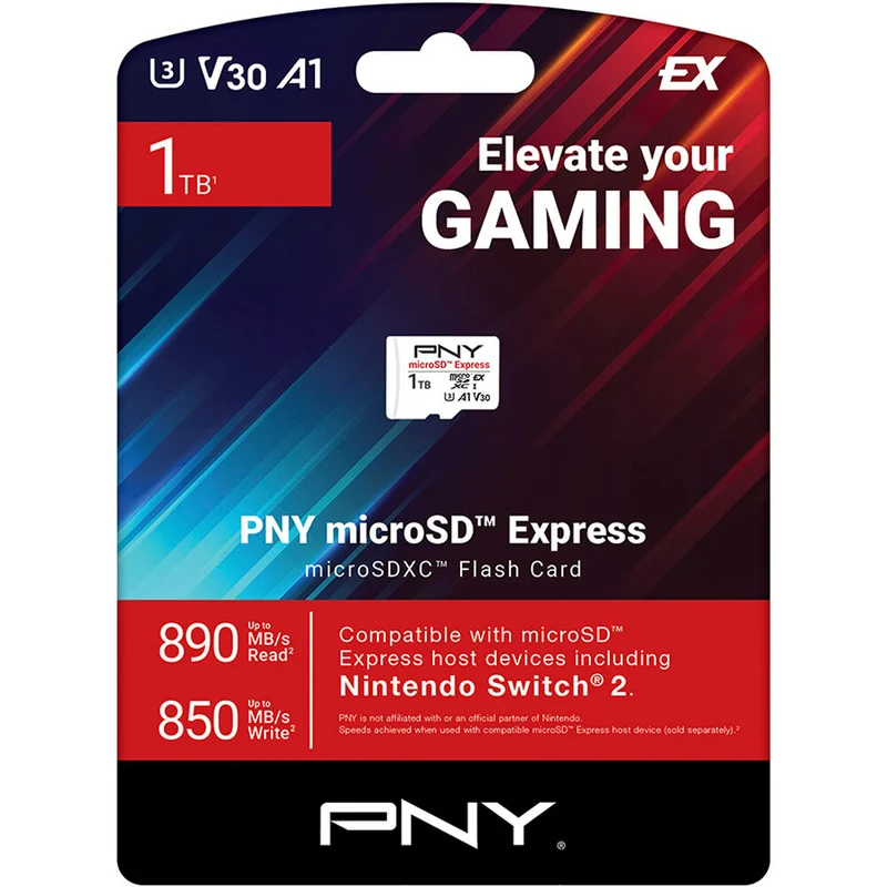 Tarjeta PNY 1TB microSD Express