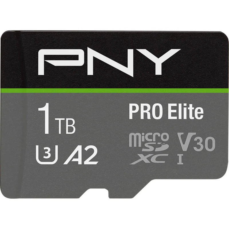 Tarjeta PNY 1TB PRO Elite UHS-I microSDXC con SD Adapter