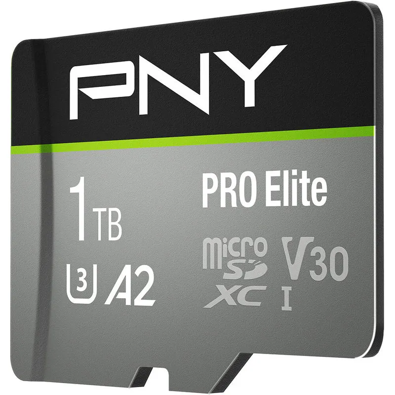 Tarjeta PNY 1TB PRO Elite UHS-I microSDXC con SD Adapter