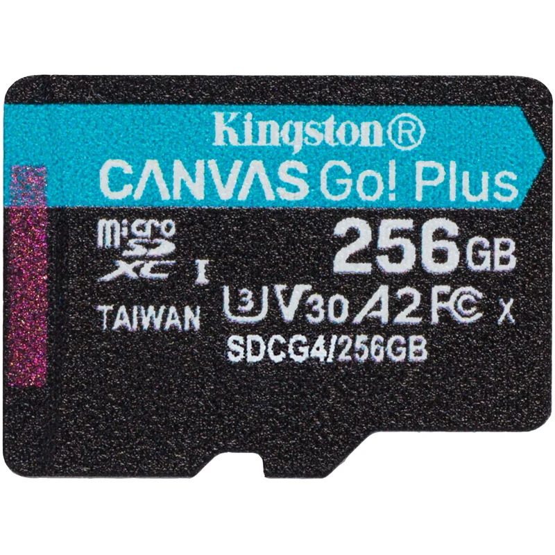 Tarjeta Kingston 256GB Canvas Go! Plus UHS-I microSDXC