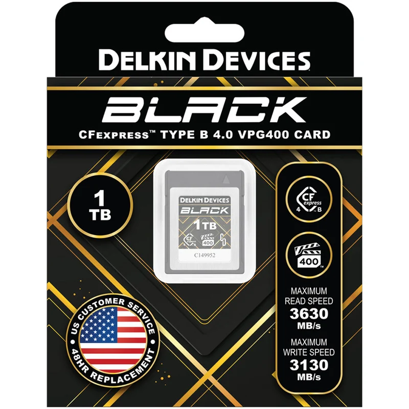Tarjeta Delkin Devices 1TB BLACK CFexpress Type B 4.0