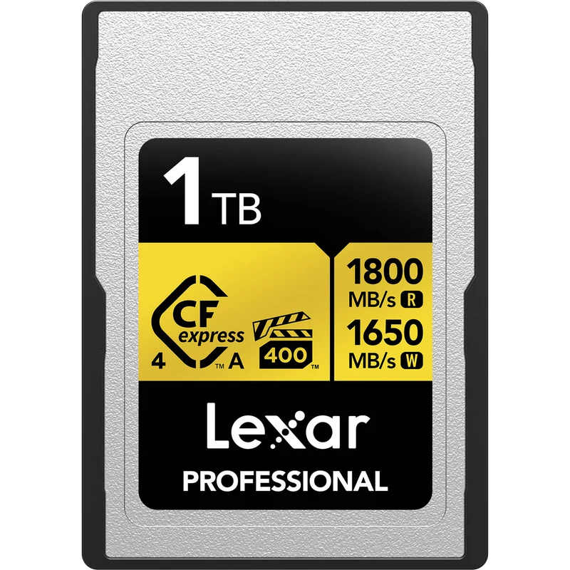 Tarjeta CFexpress Type A Lexar 1TB Professional GOLD CFexpress 4.0 Type A (2-Pack)