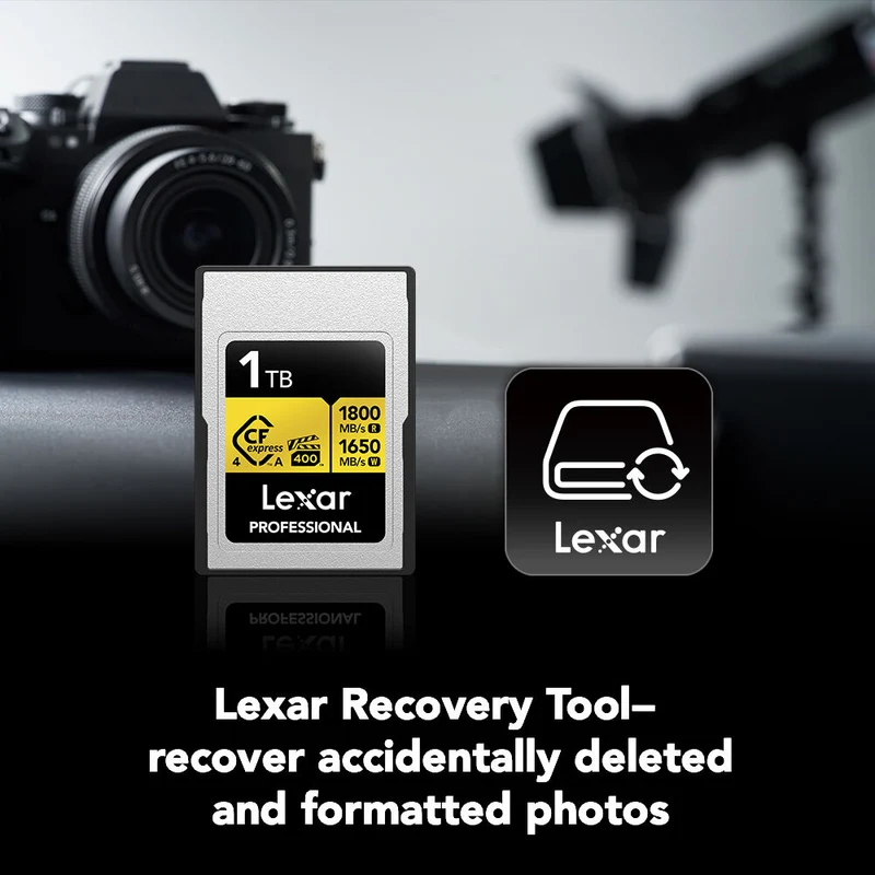 Tarjeta CFexpress Type A Lexar 1TB Professional GOLD CFexpress 4.0 Type A (2-Pack)