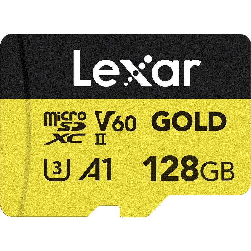 Tarjeta Lexar 128GB Professional GOLD UHS-II microSDXC