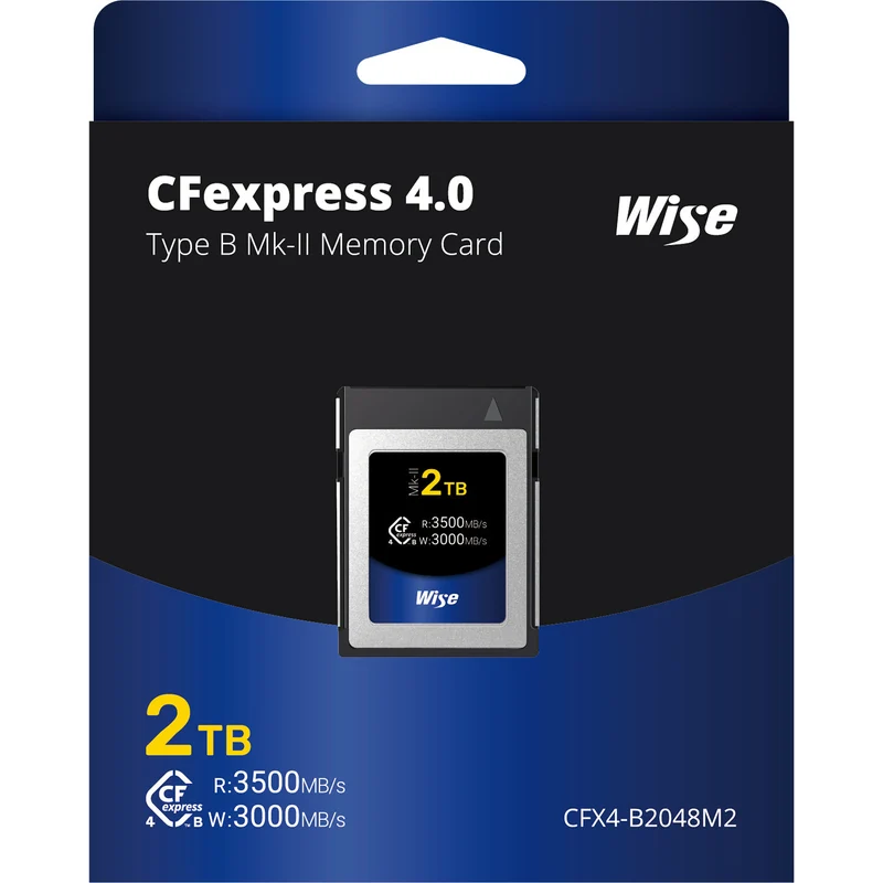 Tarjeta CFexpress Type B Wise Advanced 2TB CFexpress 4.0 Type B Mark II
