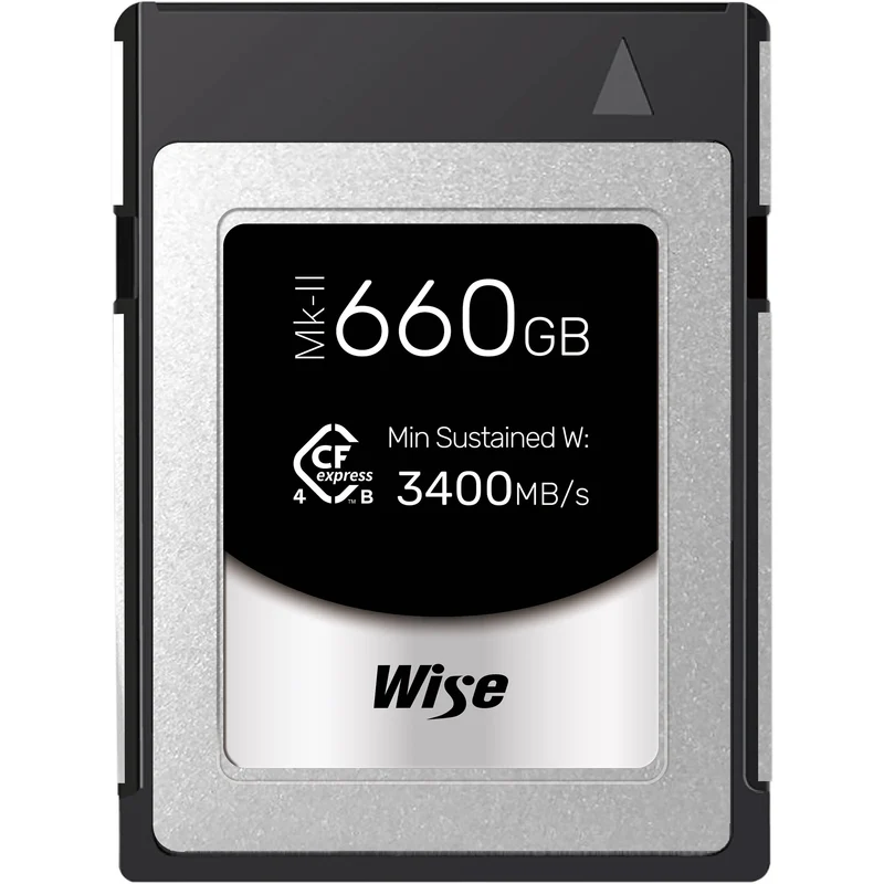 Tarjeta CFexpress Type B Wise Advanced 660GB CFexpress 4.0 Type B PRO Mark II