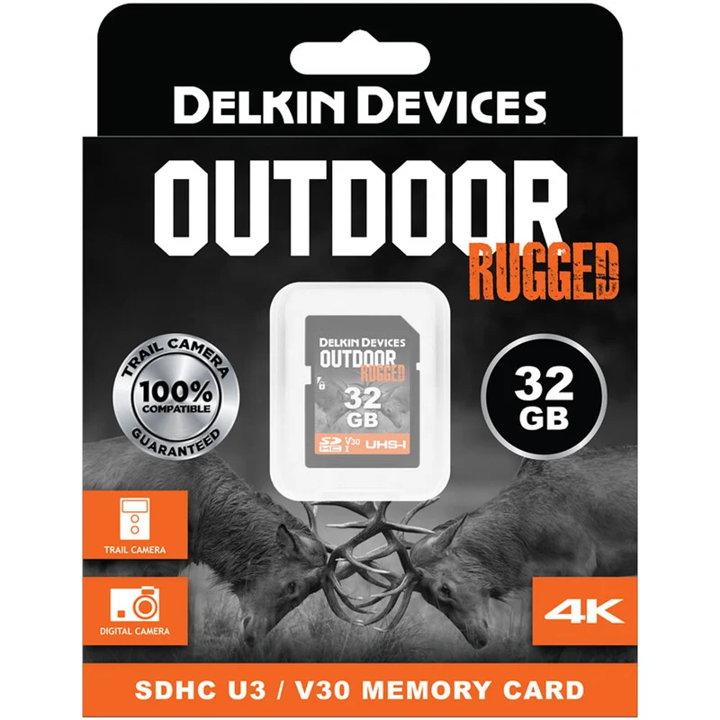 Tarjeta Delkin Devices 32GB Outdoor RUGGED UHS-I SDHC