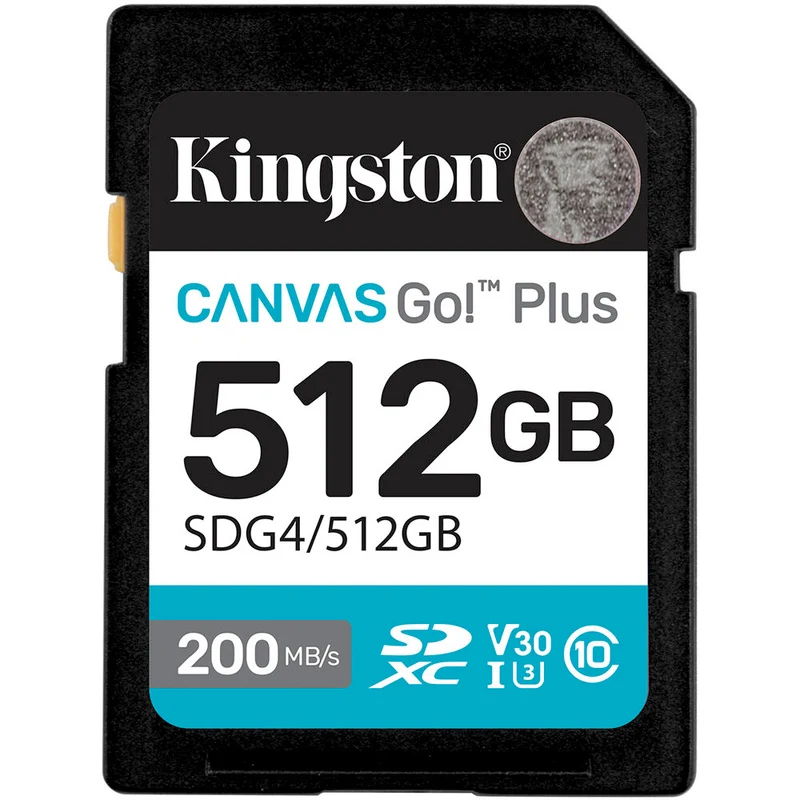 Tarjeta Kingston 512GB Canvas Go! Plus UHS-I SDXC