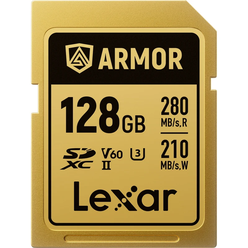 Tarjeta Lexar 128GB ARMOR GOLD UHS-II SDXC