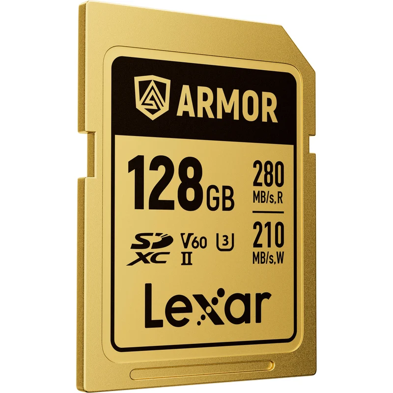 Tarjeta Lexar 128GB ARMOR GOLD UHS-II SDXC