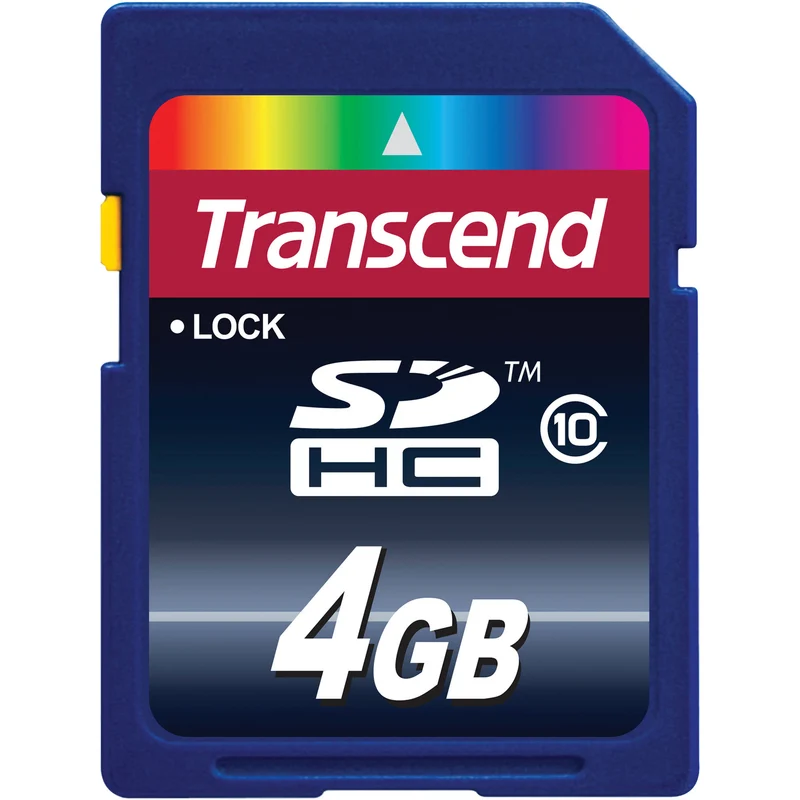 Tarjeta Transcend 4GB SDHC Class 10