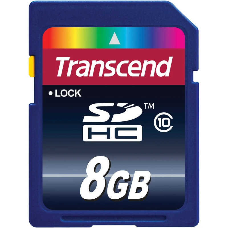 Tarjeta Transcend 8GB SDHC Class 10