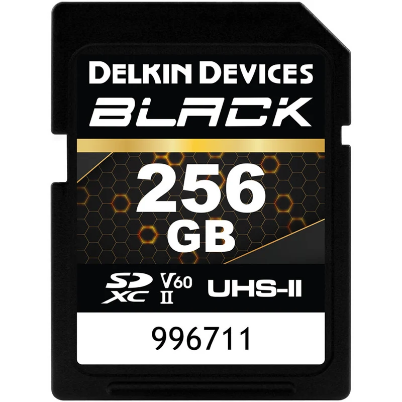 Tarjeta Delkin Devices 256GB BLACK UHS-II SDXC