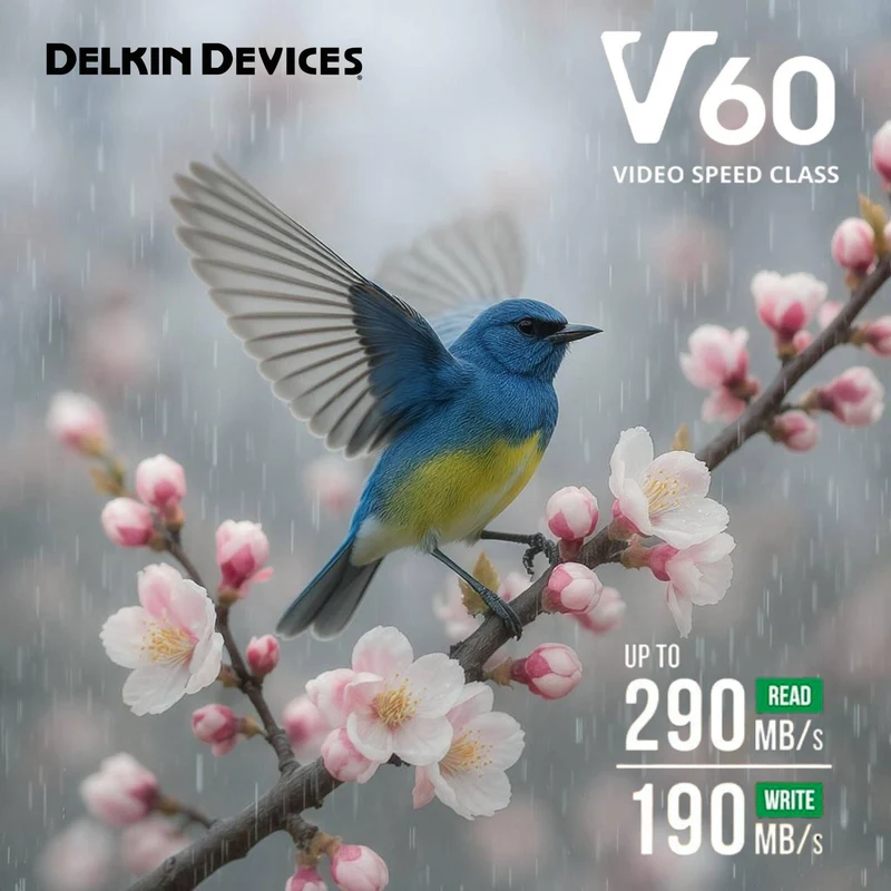 Tarjeta Delkin Devices 256GB BLACK UHS-II SDXC