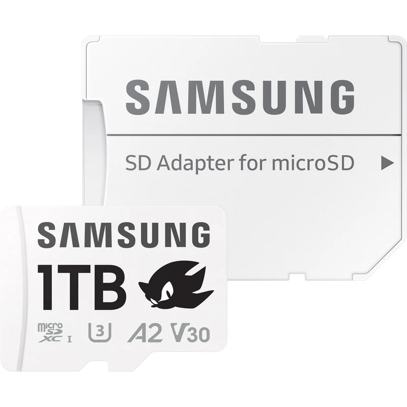 Tarjeta Samsung 1TB PRO Plus Sonic the Hedgehog UHS-I microSDXC con SD Adapter
