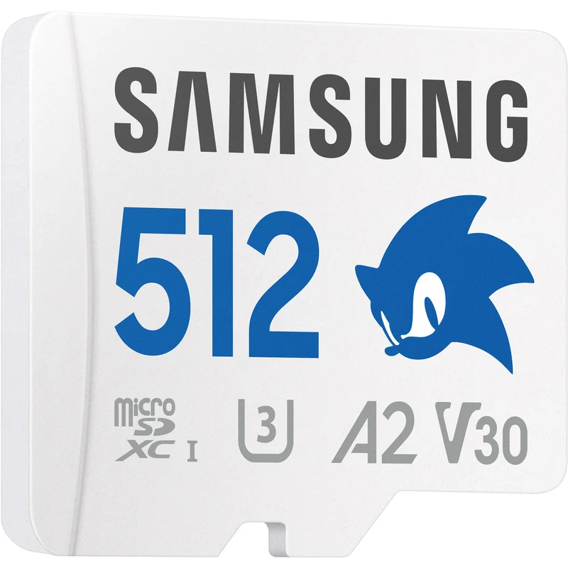 Tarjeta Samsung 512GB PRO Plus Sonic the Hedgehog UHS-I microSDXC con SD Adapter