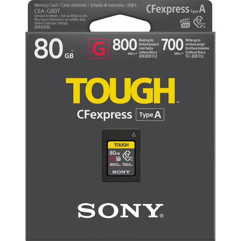 Tarjeta Sony 80GB CFexpress Type A TOUGH