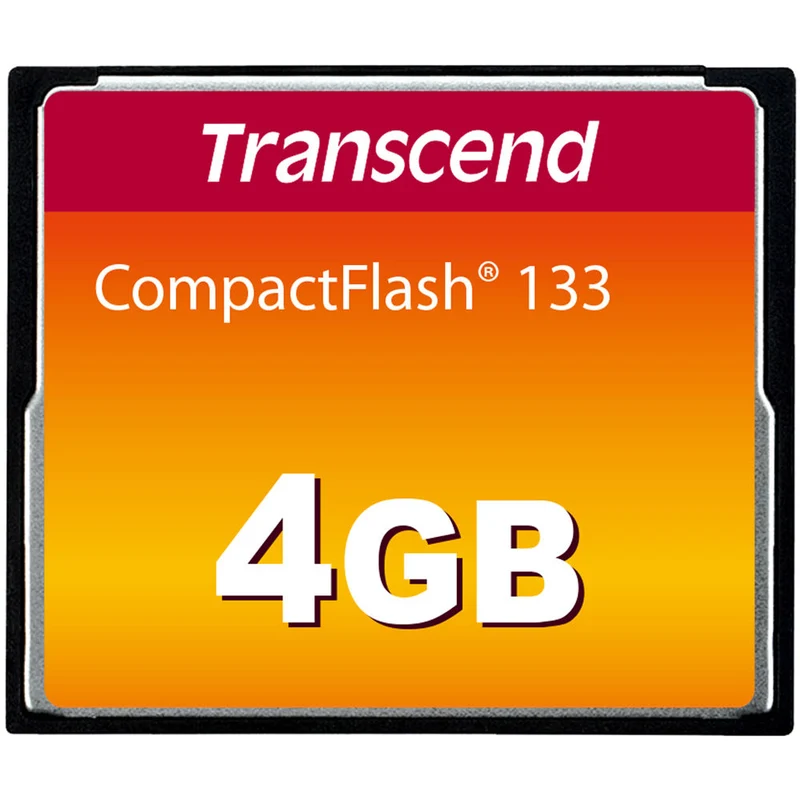 Tarjeta de memoria Transcend 4GB 133 UDMA 4 CompactFlash