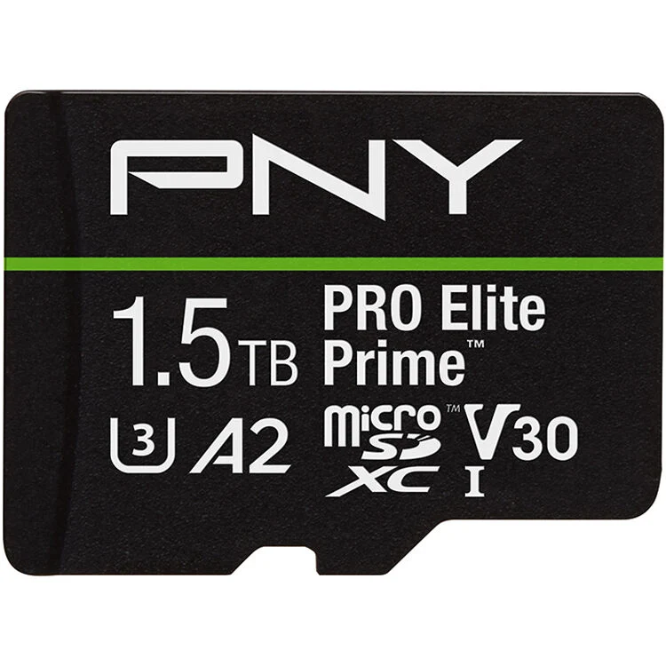 Tarjeta PNY 1.5TB PRO Elite Prime microSDXC con SD Adapter