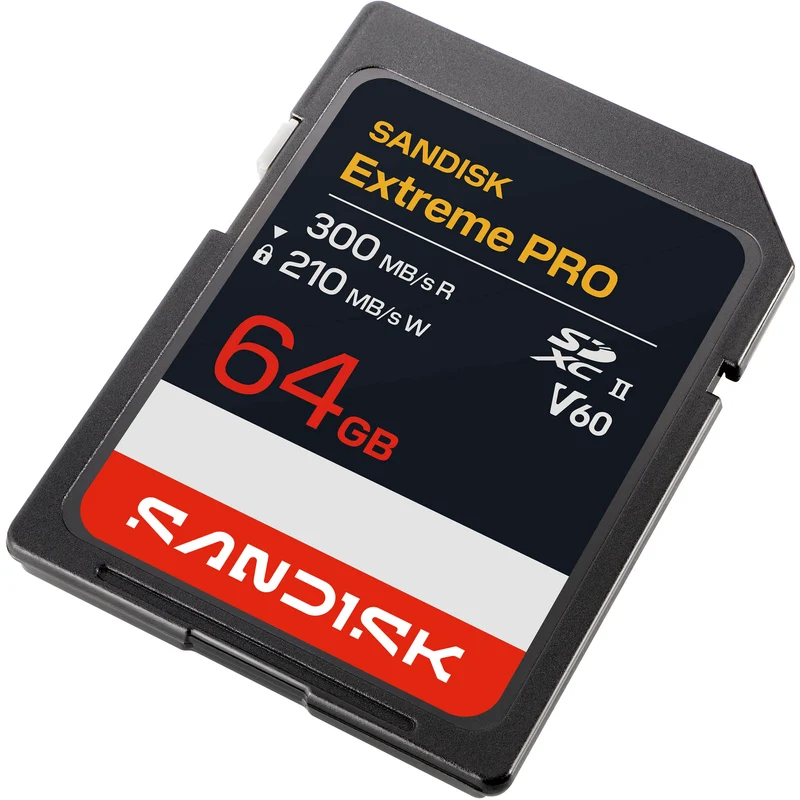 Tarjeta SanDisk 64GB Extreme PRO UHS-II SDXC